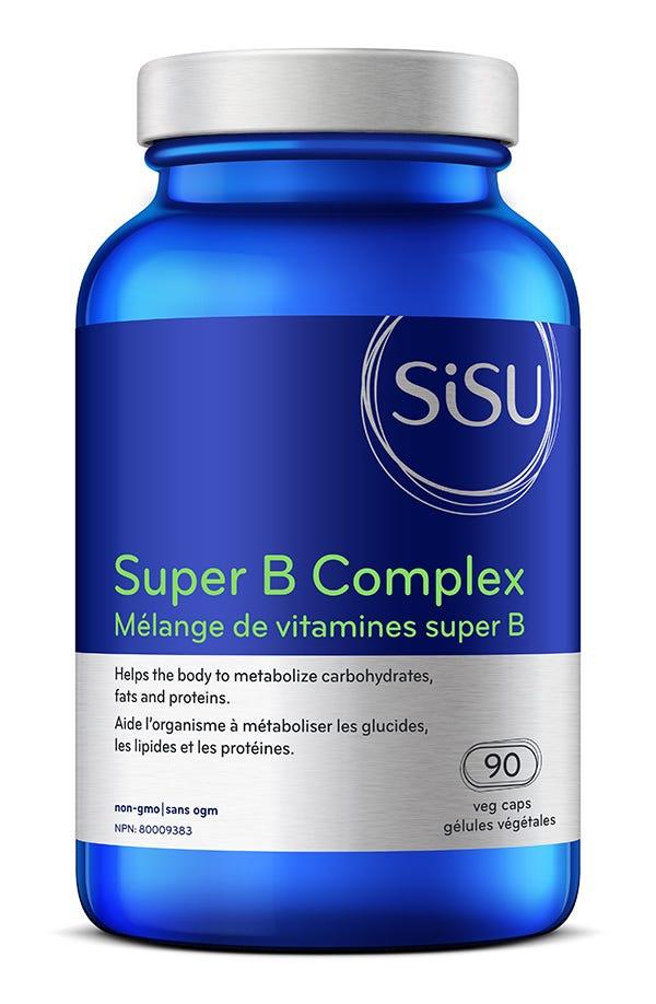 Sisu Super B Complex 90 Veg Capsules - Nature's Source Inc