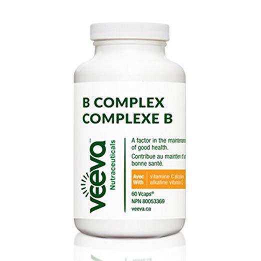Veeva B Complex with Alkaline C - 60 Veg Capsules - Nature's Source Inc