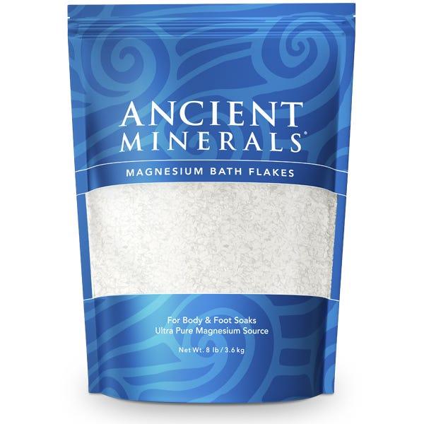 Ancient Minerals Magnesium Bath Flakes 8lb - Nature's Source Inc