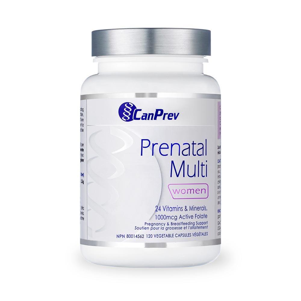 CanPrev Prenatal Women Prenatal Multivitamins 120 Vegan Capsules - Support Pregnancy And Breastfeeding, Ensures That Baby Receives The Vital Nutrients During Pregnancy, Contains Premium Ingredients, Supports Energy And Healthy Metabolic Function - Nature's Source Inc