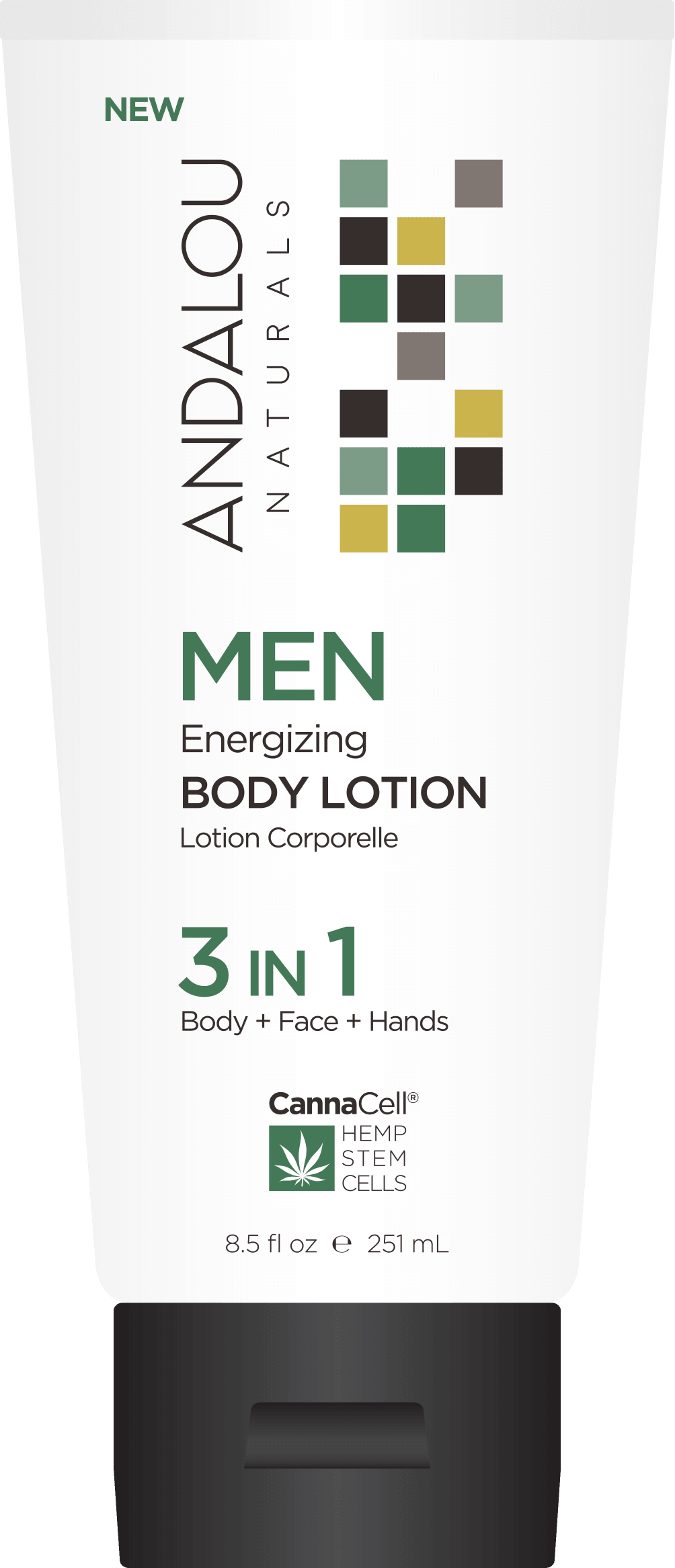 Andalou Naturals Men Energizing Body Lotion 251ml - Nature's Source Inc