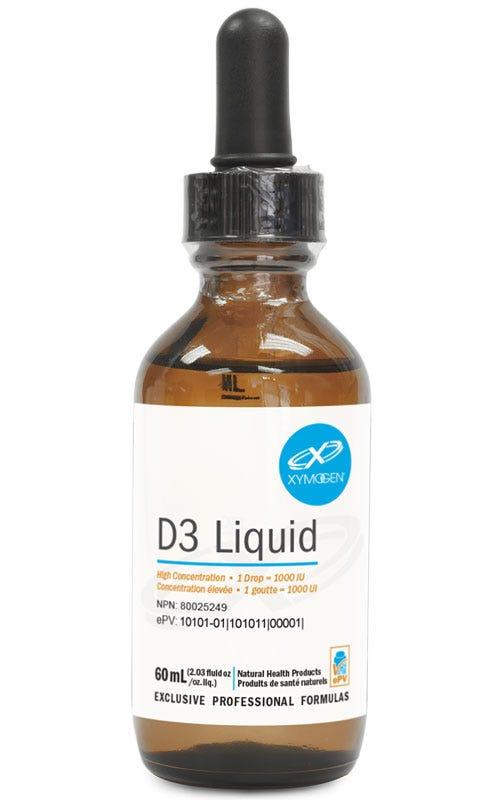Xymogen D3 Liquid 60ml - Nature's Source Inc