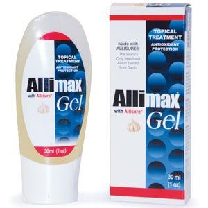 Allimax Gel 30ml - With Allisure, Topical Treatment Offering Antioxidant Protection for Bacterial and Fungal Infections, Provides Immune Boosting Benefits - Nature's Source Inc
