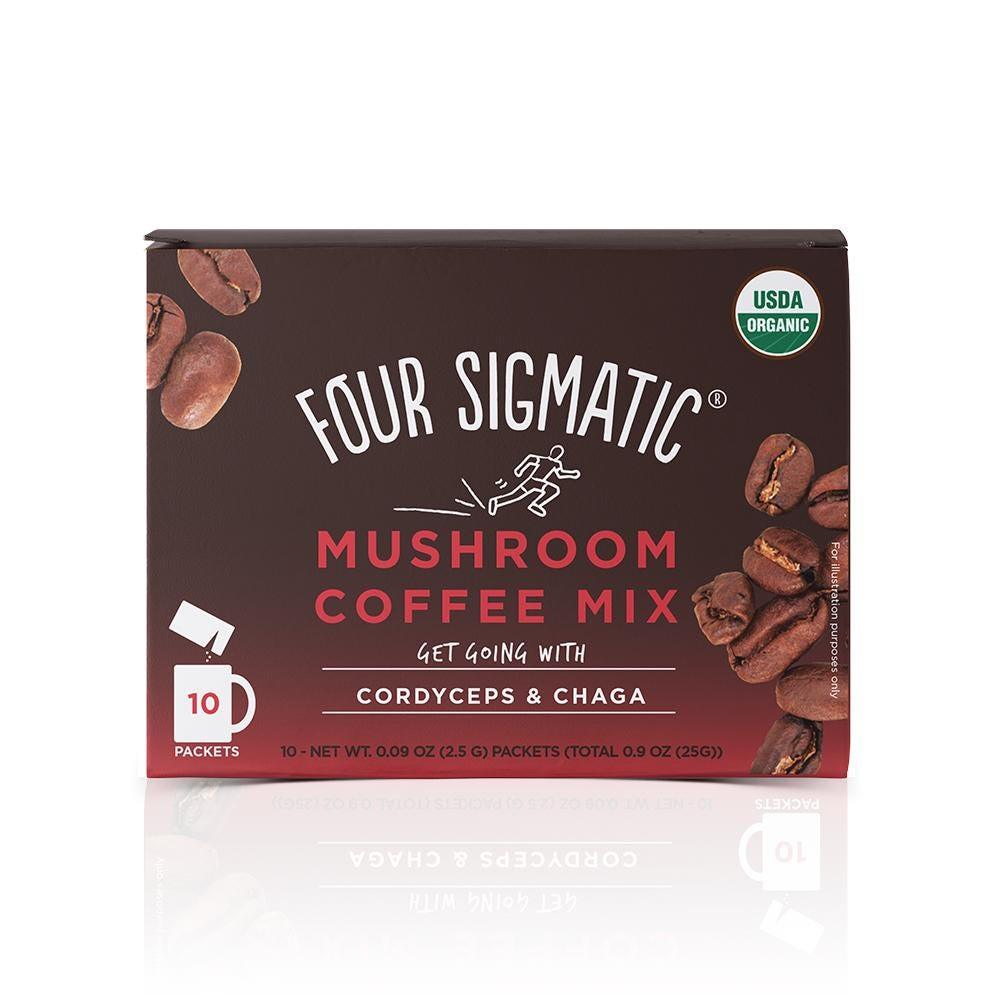 Four Sigmatic Organic Mushroom Coffee 10 sachets - Nature's Source Inc