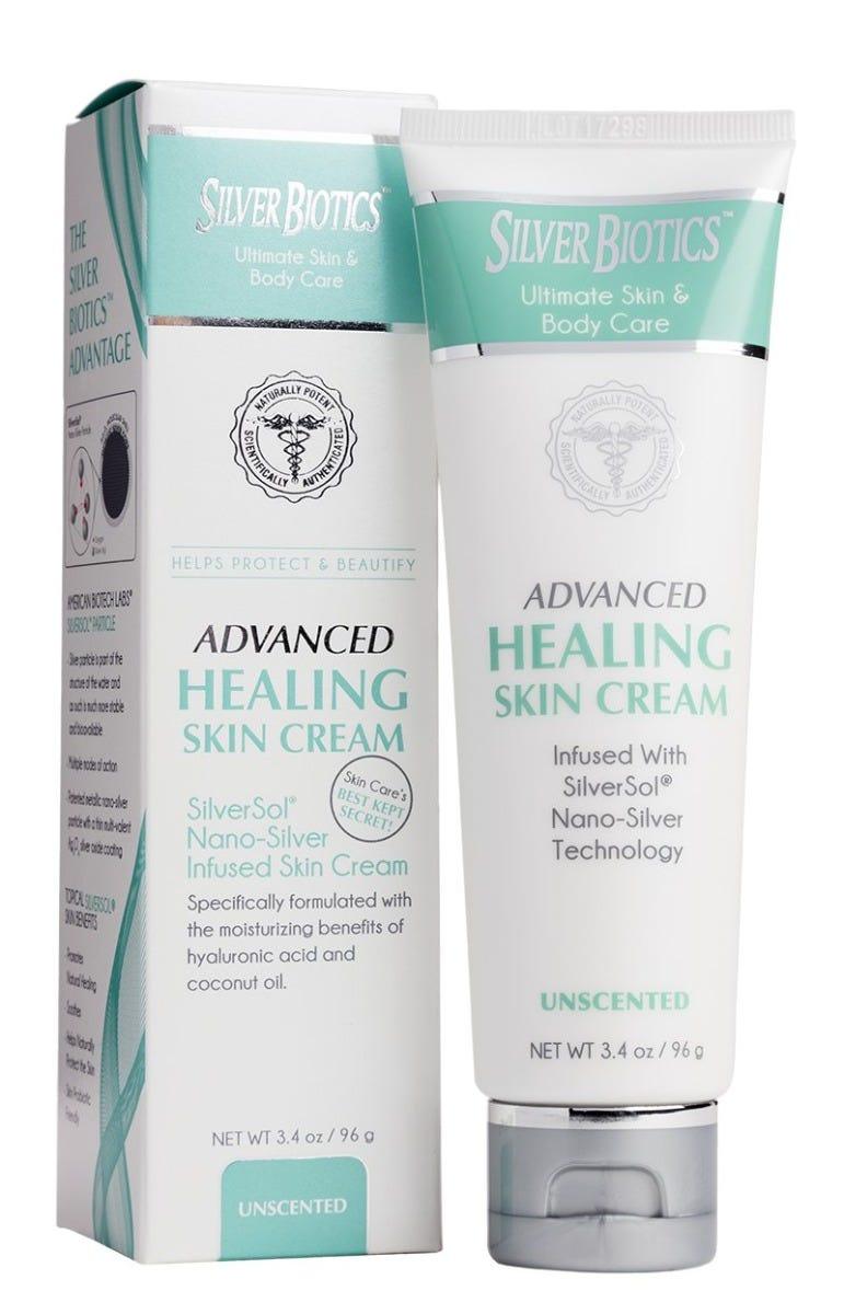 Silver Biotics Antimicrobial Skin Cream Unscen 96g - Nature's Source Inc