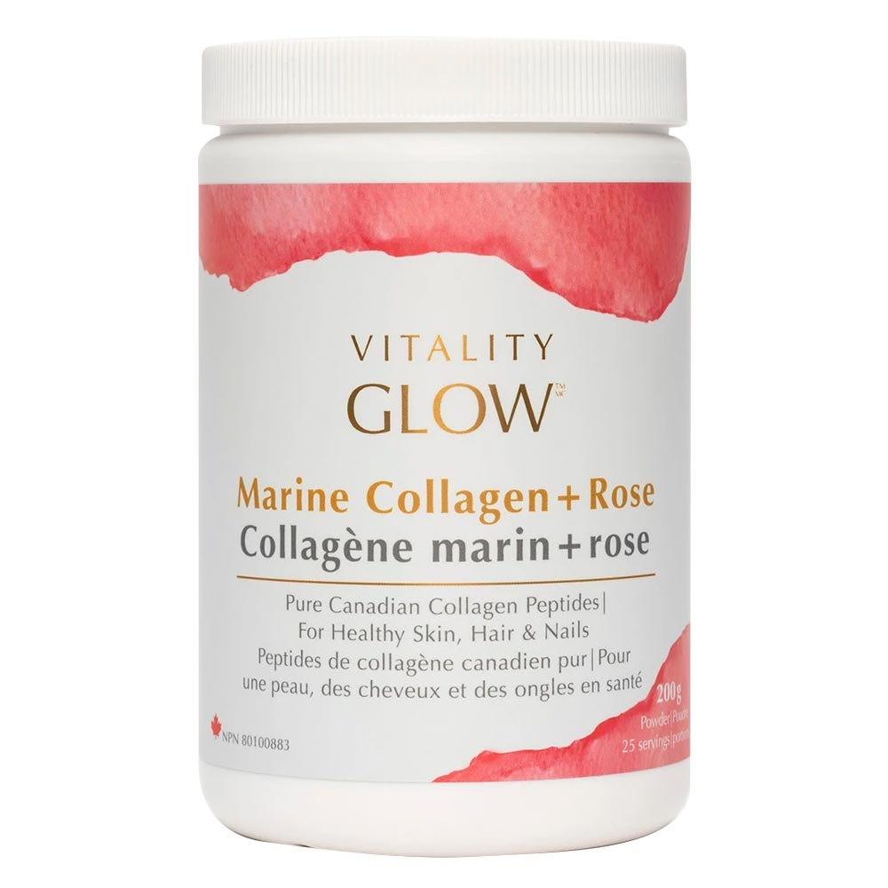 Vitality Marine Collagen + Rose 200g - Nature's Source Inc