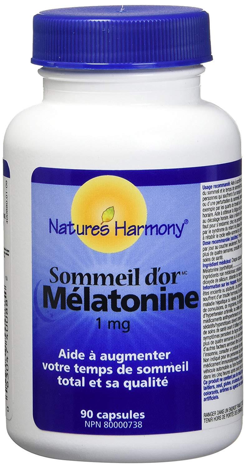Nature's Harmony Melatonin 1 mg 90 Tablet - Nature's Source Inc
