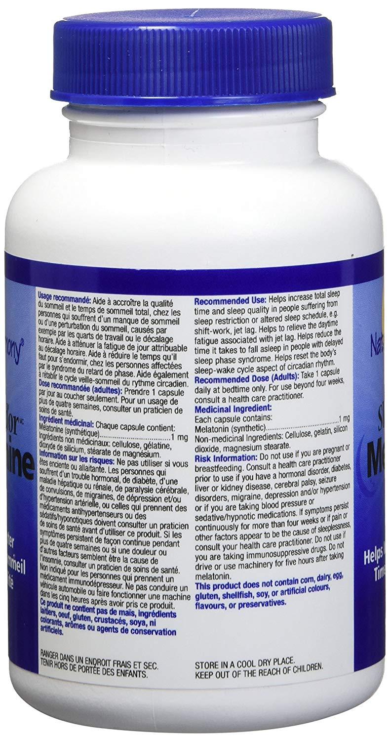 Nature's Harmony Melatonin 1 mg 90 Tablet - Nature's Source Inc
