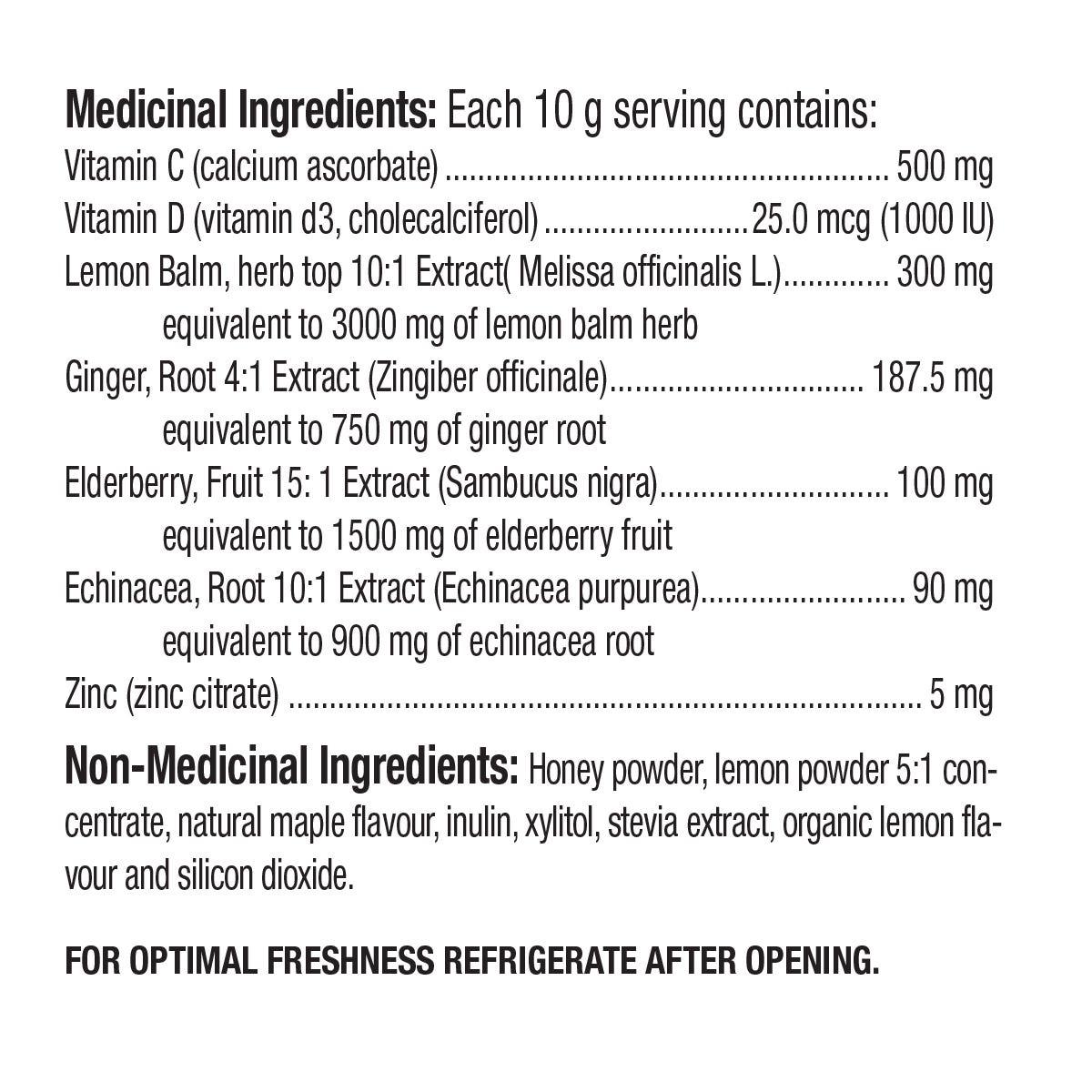 Prairie Naturals Citrus Soother Cold & Flu 150g - Nature's Source Inc