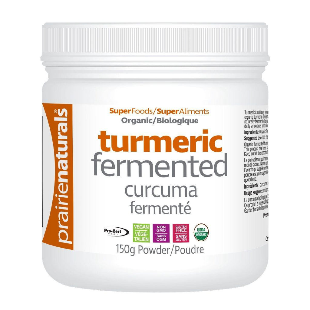 Prairie Naturals Organic Fermented Turmeric Powder 150 G - Nature's Source Inc