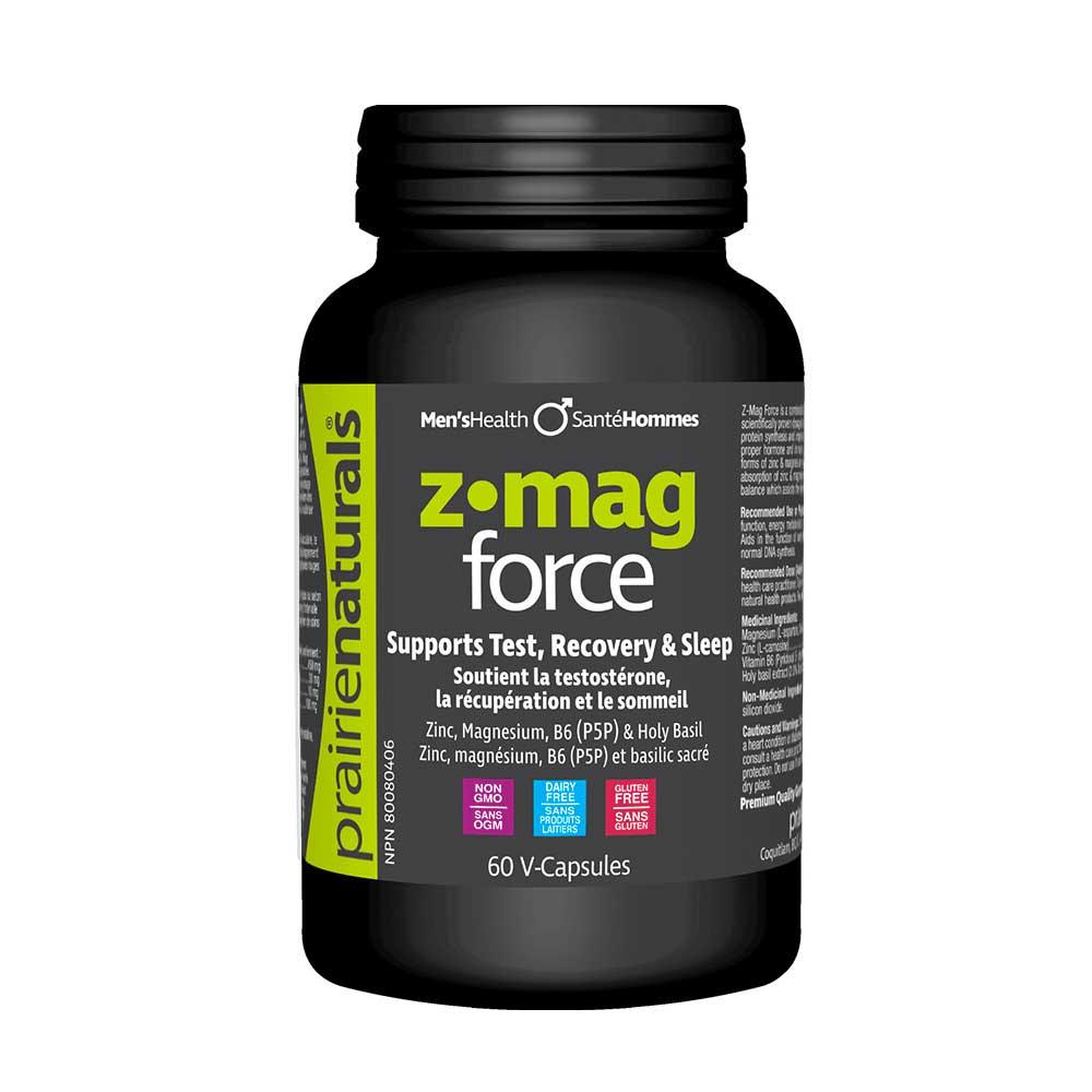 Prairie Naturals Z - Mag Force - 60 Veg Capsules - Nature's Source Inc