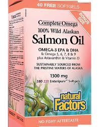 Natural Factors Salmon Oil 220c bonus - Nature's Source Inc