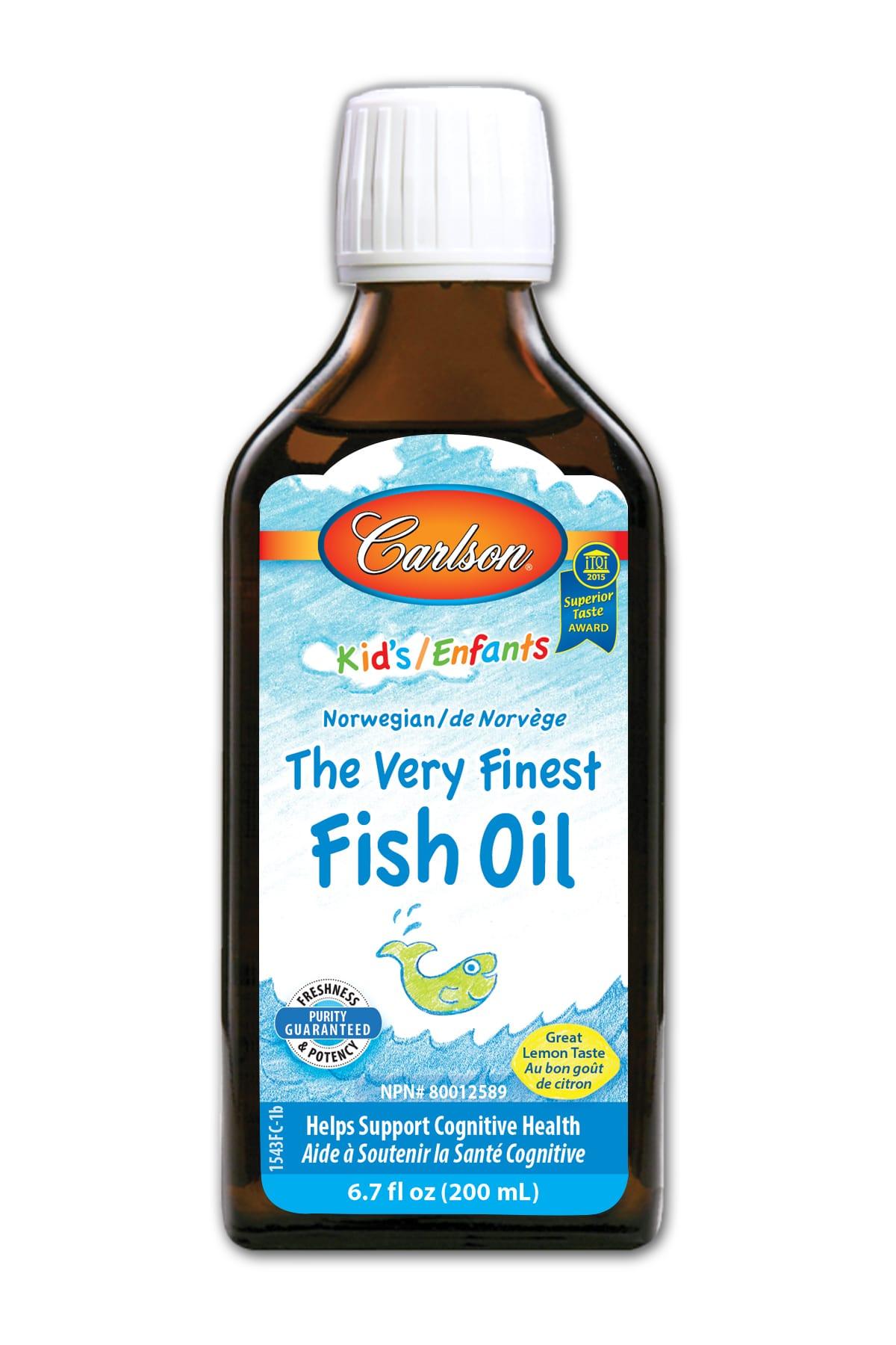 Carlson Laboratories VFFO Kids Lemon 200ml - Nature's Source Inc