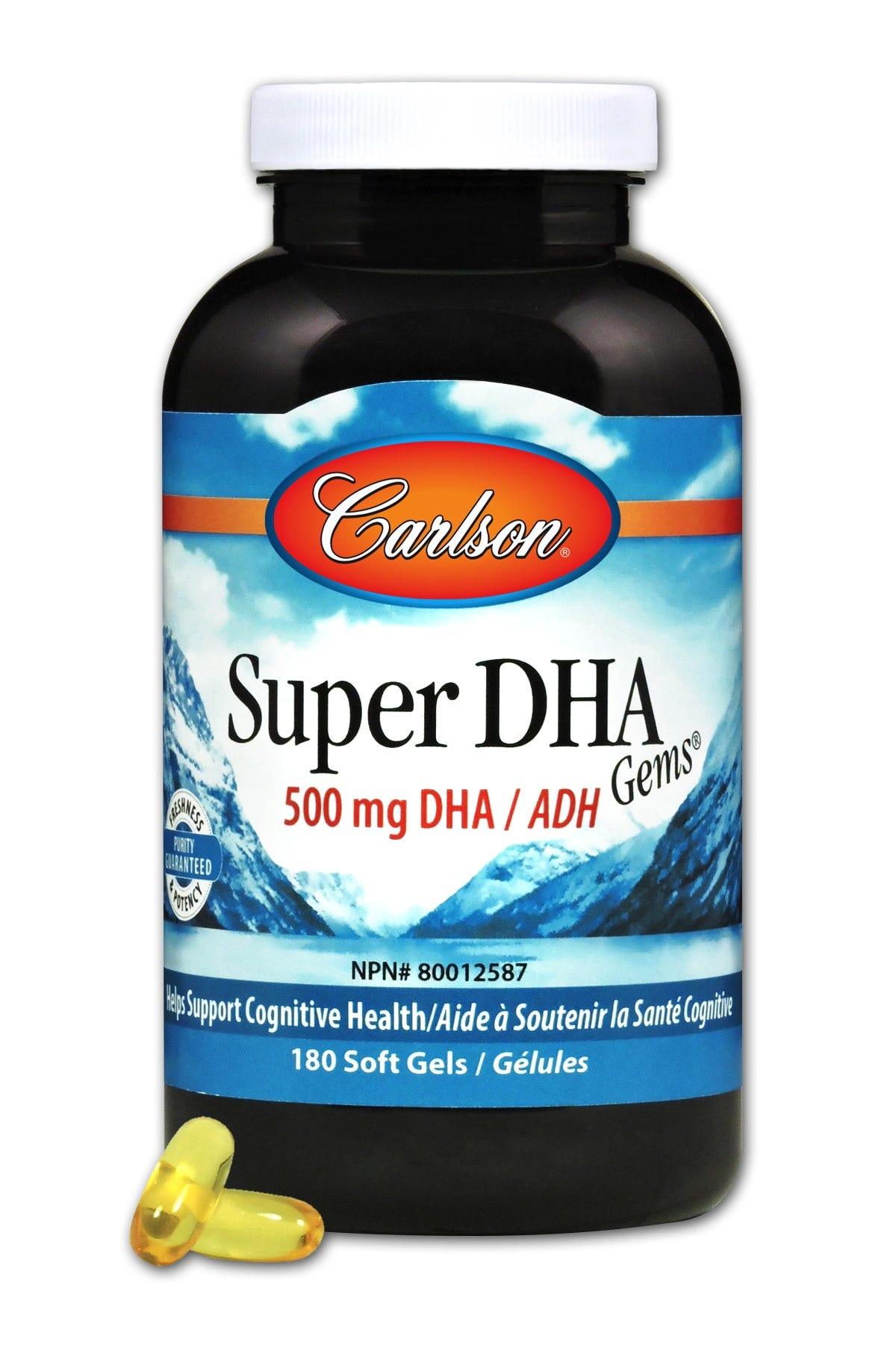 Carlson Labortories Super DHA 180 Softgels - Nature's Source Inc