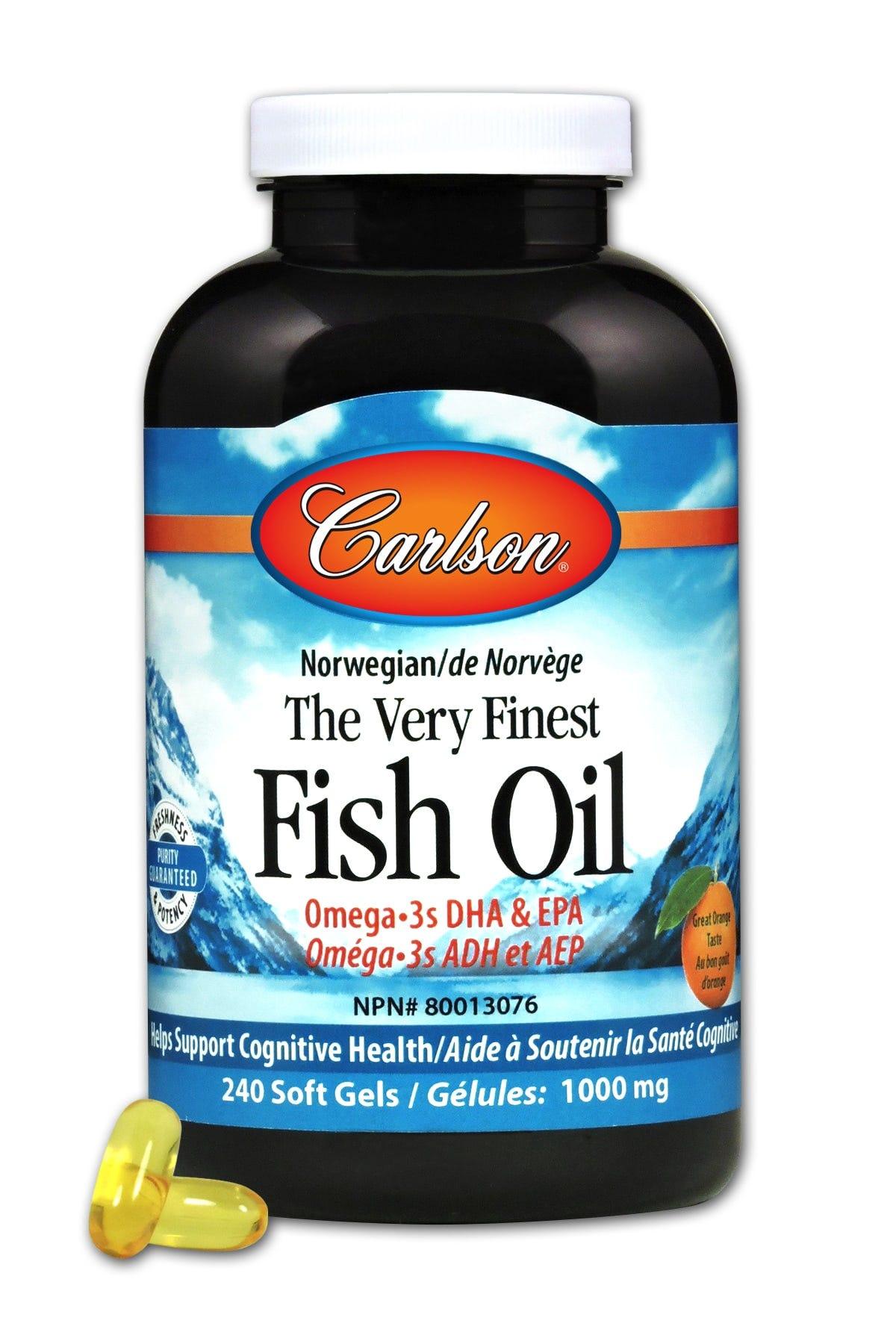 Carlson Laboratories VFFO Orange 240 Softgels - Nature's Source Inc