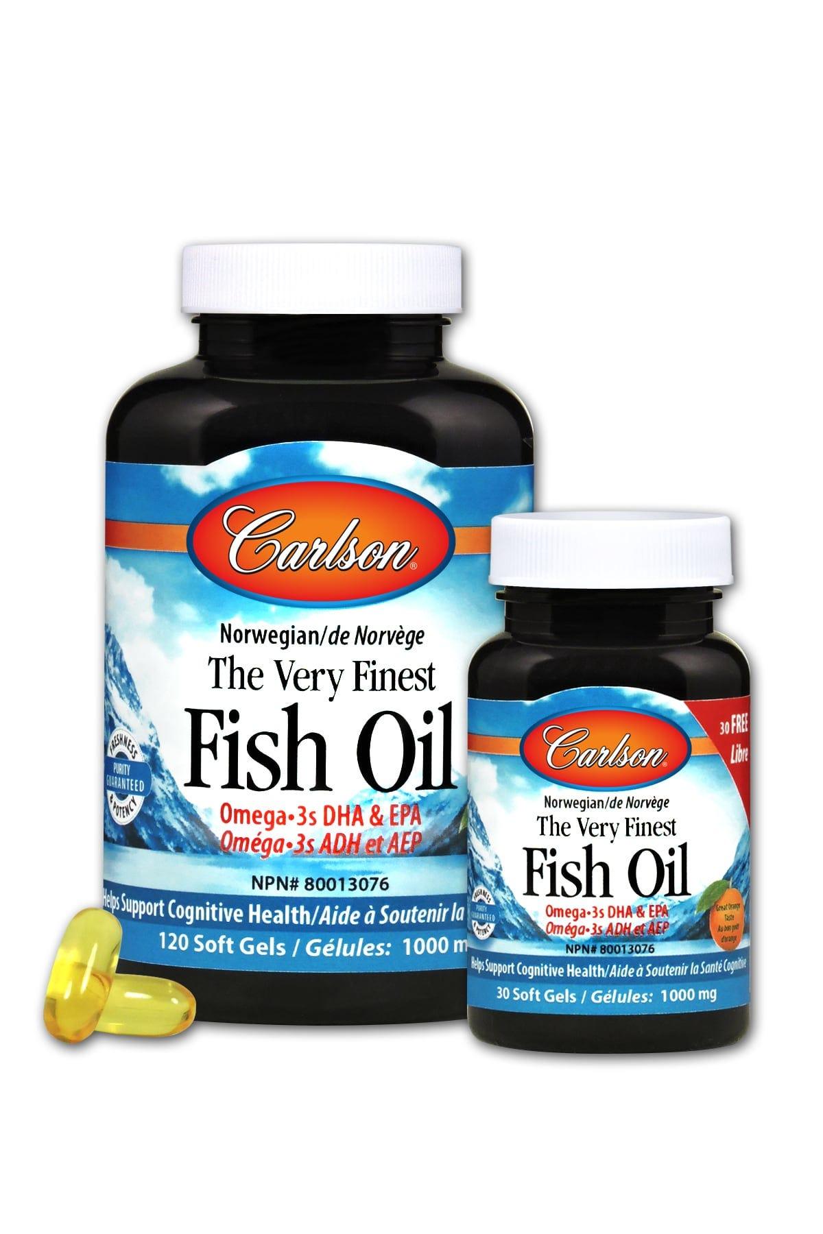 Carlson Laboratories VFFO Orange 120+30 Softgels BONUS - Nature's Source Inc