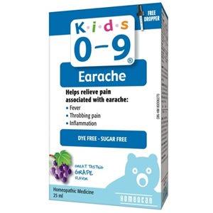 Homeocan Kids 0 - 9 Earache Solution 25ml - Nature's Source Inc