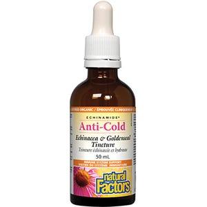 Natural Factors AntiCold & Goldenseal 50 mL - Nature's Source Inc