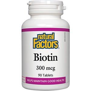 Natural Factors Biotin 300mcg 90t - Nature's Source Inc