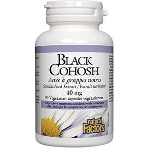 Natural Factors Black Cohosh 40 mg 90 Veg - Caps - Nature's Source Inc