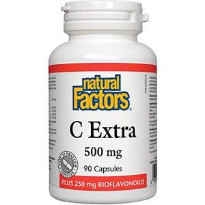 Natural Factors C Extra Plus Bioflavonoids 90c - Nature's Source Inc