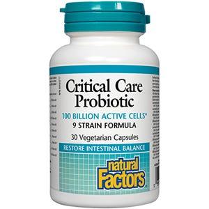 Natural Factors Critical Care Probiotic 100 Billion 30 Vegan Capsules - Nature's Source Inc