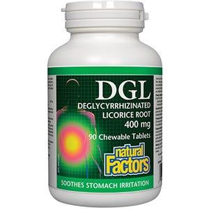 Natural Factors DGL 400 mg 90c - Nature's Source Inc