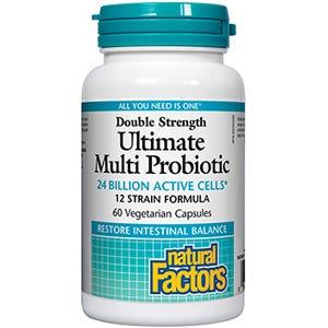 Natural Factors Multi Probiotic 2x 24 Billion 60vc - Nature's Source Inc