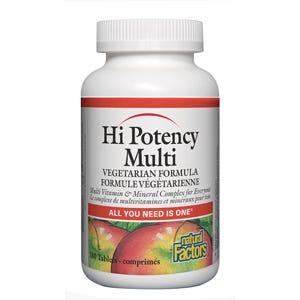Natural Factors Hi Potency Multivitamin 180t - Nature's Source Inc