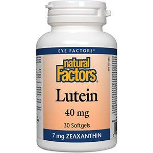 Natural Factors Lutein 40 mg 30sg - Nature's Source Inc