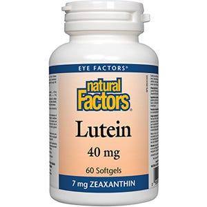 Natural Factors Lutein 40 mg 60sg - Nature's Source Inc