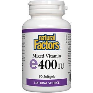 Natural Factors Mixed Vitamin E 400 IU 90sg - Nature's Source Inc