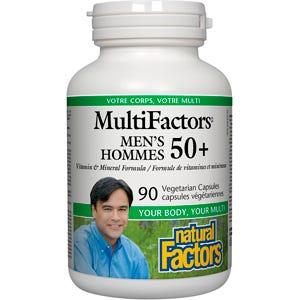 Natural Factors MultiFactors Men's 50 (90 caps) - Nature's Source Inc