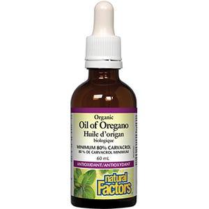 Natural Factors Organic Oil of Oregano 60 mL - Nature's Source Inc