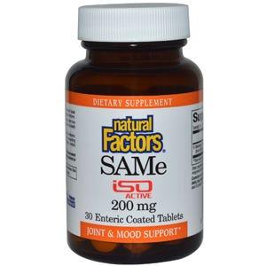 Natural Factors SAMe IsoActive 200 mg 30 ect - Nature's Source Inc