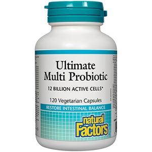 Natural Factors Ultimate Multi Probiotic 12 Billion - 120vc - Nature's Source Inc