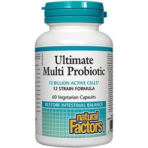 Natural Factors Multi Probiotic 12 Billion 60vc - Nature's Source Inc