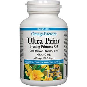 Natural Factors Ultra EPrimRose Oil 500 mg 180sg - Nature's Source Inc
