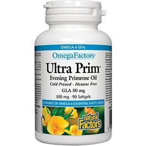 Natural Factors Ultra EPrimRose Oil 500 mg 90sg - Nature's Source Inc