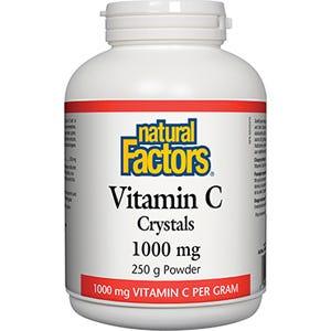Natural Factors Vitamin C 1000 mg Crystals 250 g - Nature's Source Inc