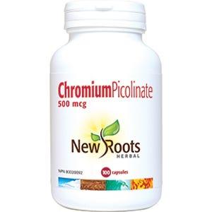 New Roots Chromium Picolinate 500 Mcg 100C - Nature's Source Inc