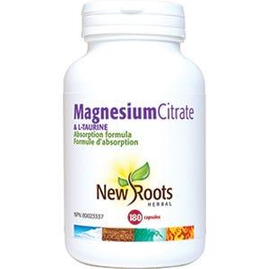 New Roots Magnesium Citrate & L - Taurine 180C - Nature's Source Inc