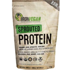 Iron Vegan Sprouted Protein Vanilla 1 kg - Nature's Source Inc