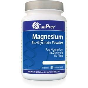 CanPrev Magnesium BisGlycinate 200 Gentle Powder 120g - Promotes Healthy Metabolism And Muscle Function, Supports DNA Synthesis And Energy Production, Easy And Gentle On Bowels - Nature's Source Inc