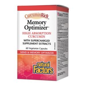 Natural Factors Curcumin Rich Memory Optimizer 60 Vegan Capsules - Nature's Source Inc