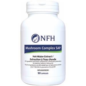 NFH Mushroom Complex SAP (Medicinal Mushroom Blend Hot - Water Extract) 90 Capsules - Nature's Source Inc