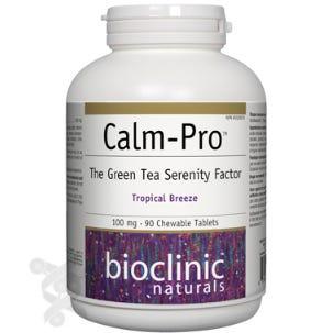 Bioclinic Naturals Calm - Pro 100mg 90 Chewable Tablets - Support Quality Of Sleep And Relaxation Without Drowsiness, L - Theanine Helps Support Alpha Brain Waves That Support Learning Performance And Concentration - Nature's Source Inc
