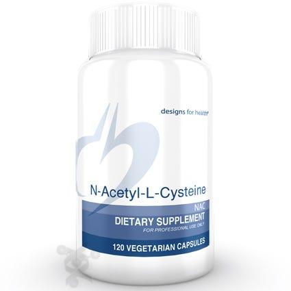 Designs for Health N - Acetyl - Cysteine 120 Capsules - Helps Promote Optimal Detoxification, Optimize Lung Health, Relieves Symptoms of Chronic Bronchitis, Protects Against Exposure To Heavy Metals - Nature's Source Inc