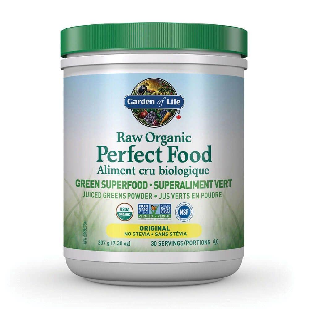 Garden of Life Raw Organic Perfect Food Green Superfood Powder Original 207g - Nature's Source Inc