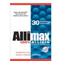 Allimax 180mg Stabilized Allicin 30 Capsules - Nature's Source Inc